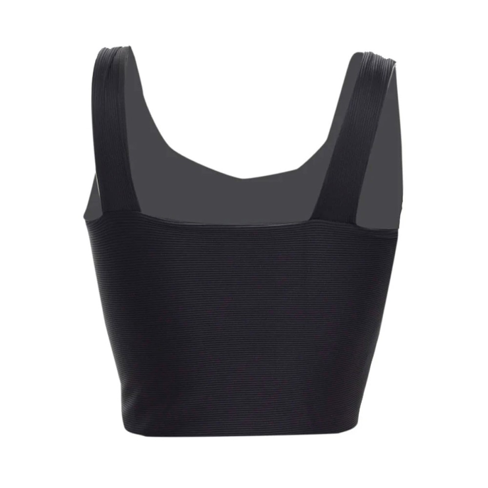 Crop Top Cruzado en Frente Palette Negro Retro