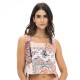 Crop Top Abertura lateral Retro Vibes