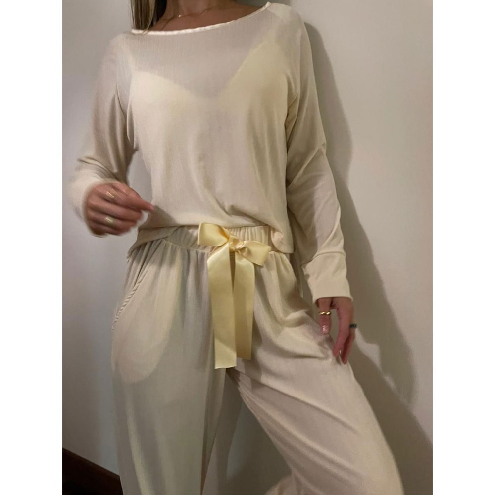 Pijama Pia Beige